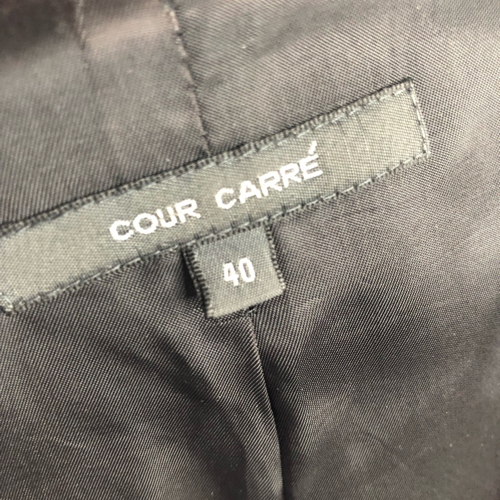 Modern Gray Tailored Blazer with Unique Shoulder Accent Women's Size 4 - Picture 6 of 6
